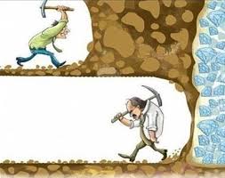 Most gamblers quit before they hit it big.